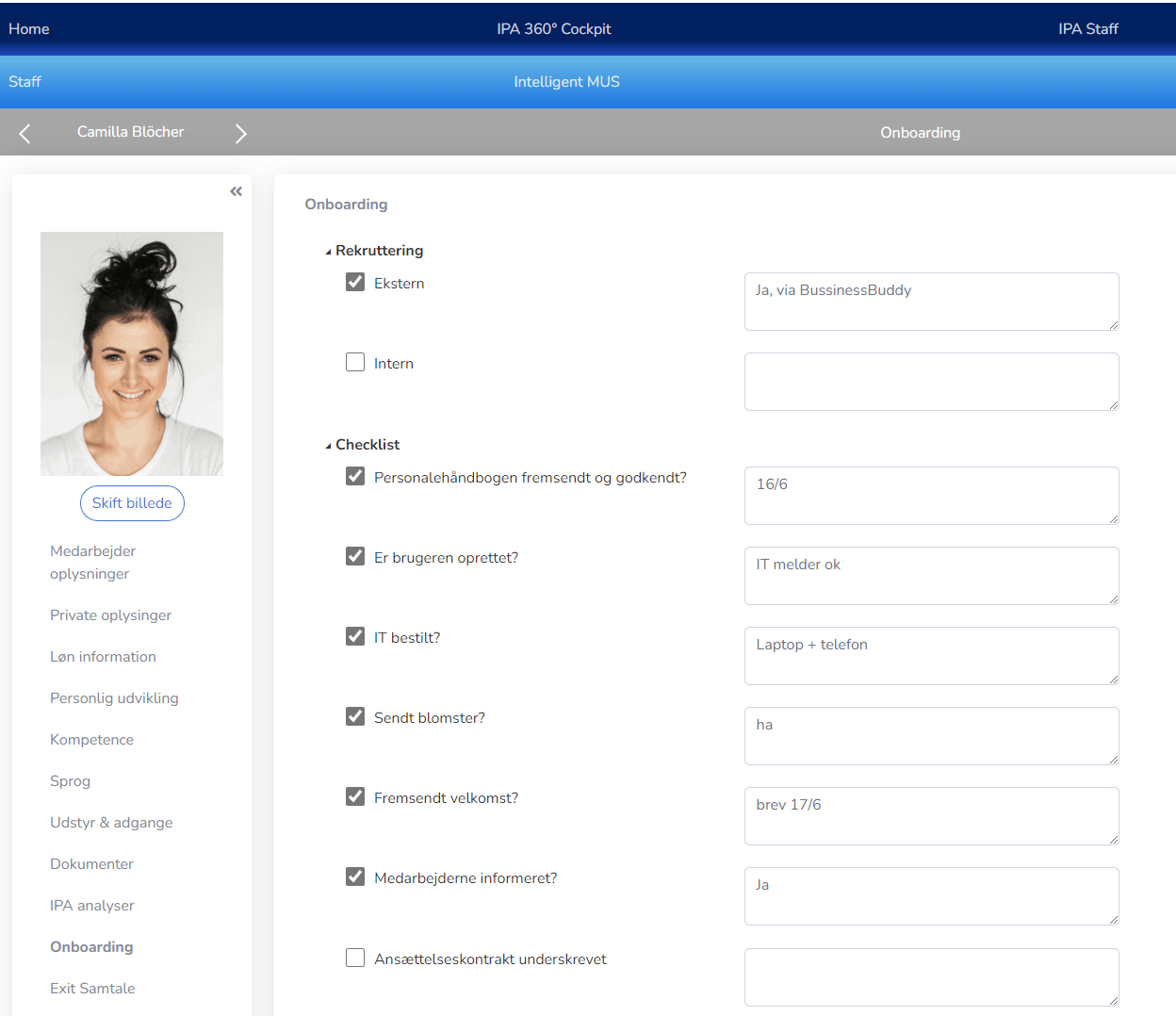 IPA Staff – Onboarding IPA Staff - Onboarding