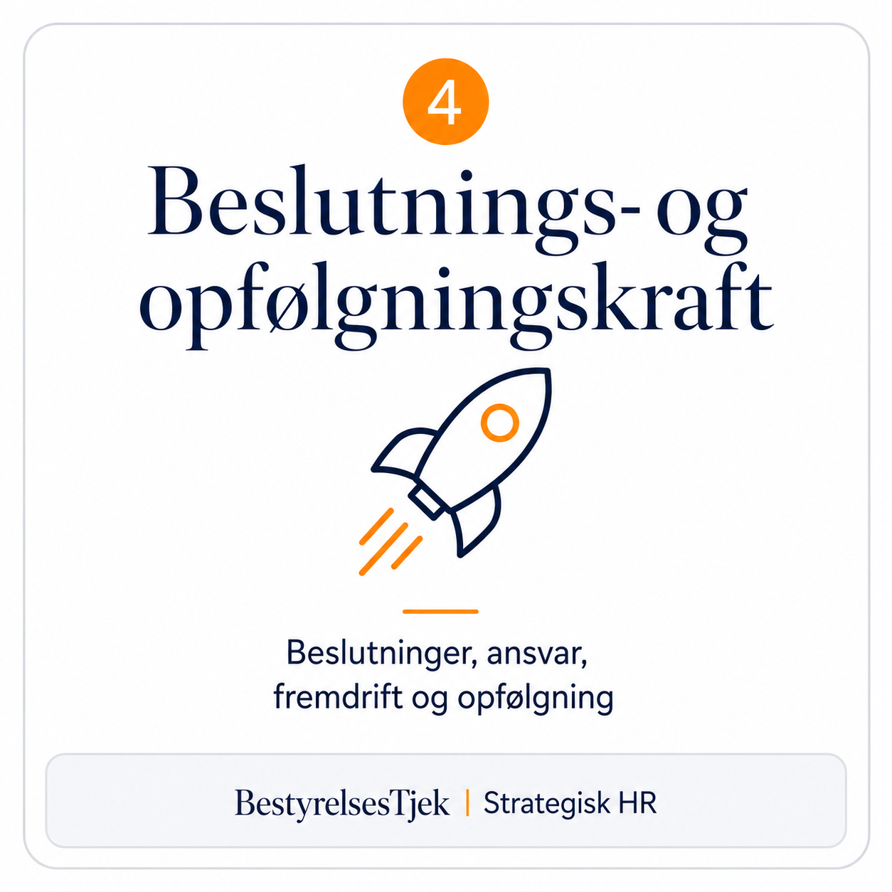 Beslutnings- og eksekveringskraft